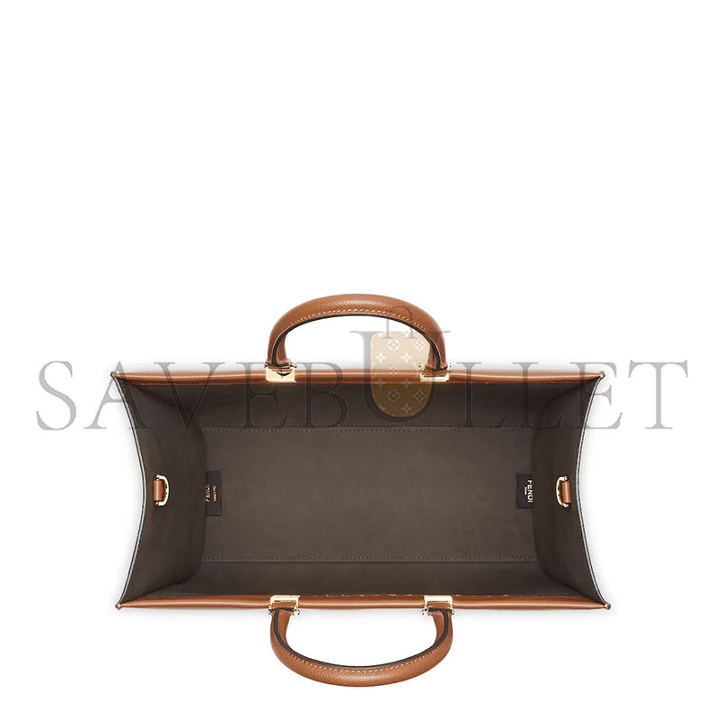 F**di sunshine medium leather brown 8bh386aqf5f1nx9 (35*31*17cm)